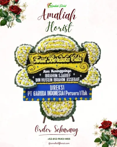 Papan Bunga Duka di Harjosari