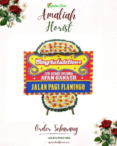 Bunga Papan Congratulation di Harjosari